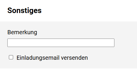 Neue Benutzer - Sonstiges