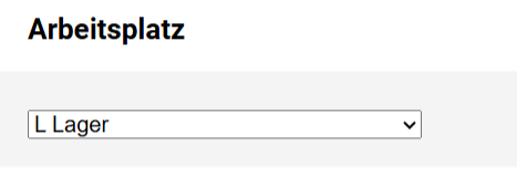 Sonderdienst - Arbeitsplatz