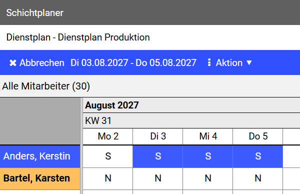 Auswahlzeitraum