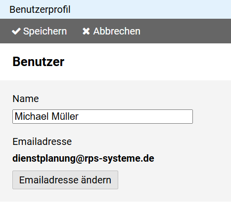 Benutzerprofil-Benutzer
