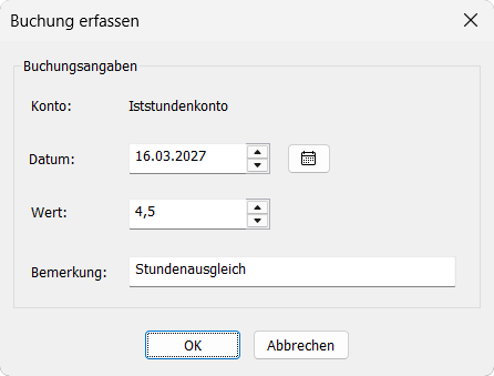 Kontobuchung