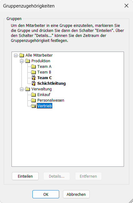 Gruppenzugehörigkeit