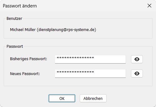 Passwort ändern