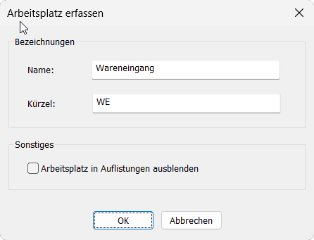 Arbeitsplatz