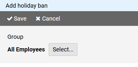 Holiday Ban - Group