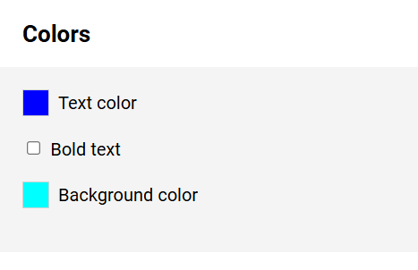 Leave Type - Colors