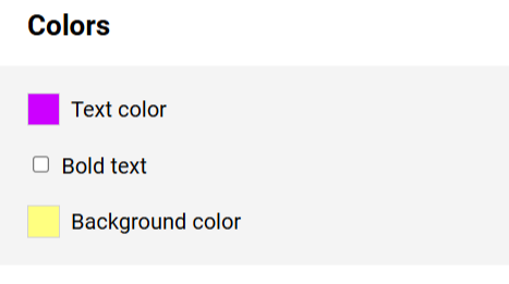 Shift Type - Colors