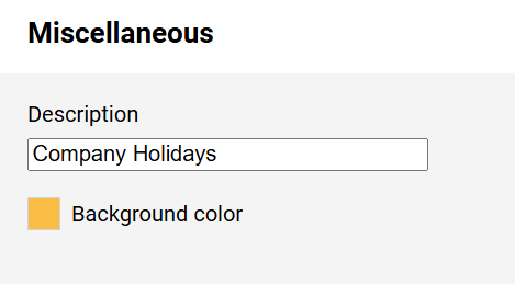 Special Period - Miscellaneous