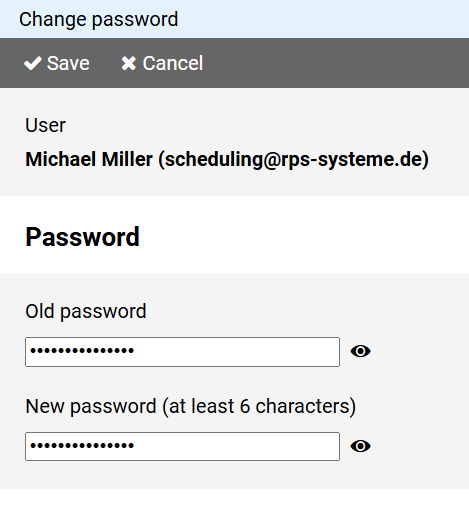 Change Password