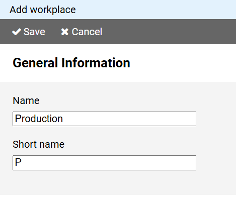Workplace - General Information